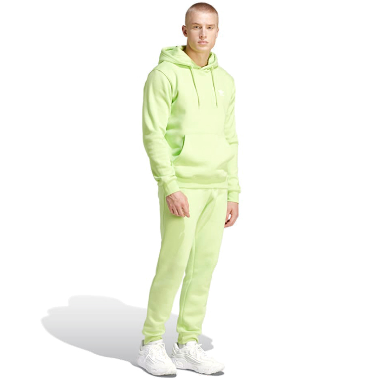 Hanorac pt bărbați Adidas ESSENTIAL HOODY XS Verde deschis photo 4